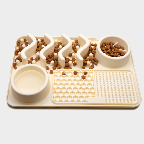 Silicone Dog Lick Mat | Slow Feeder Enrichment Mat for Dogs & Cats