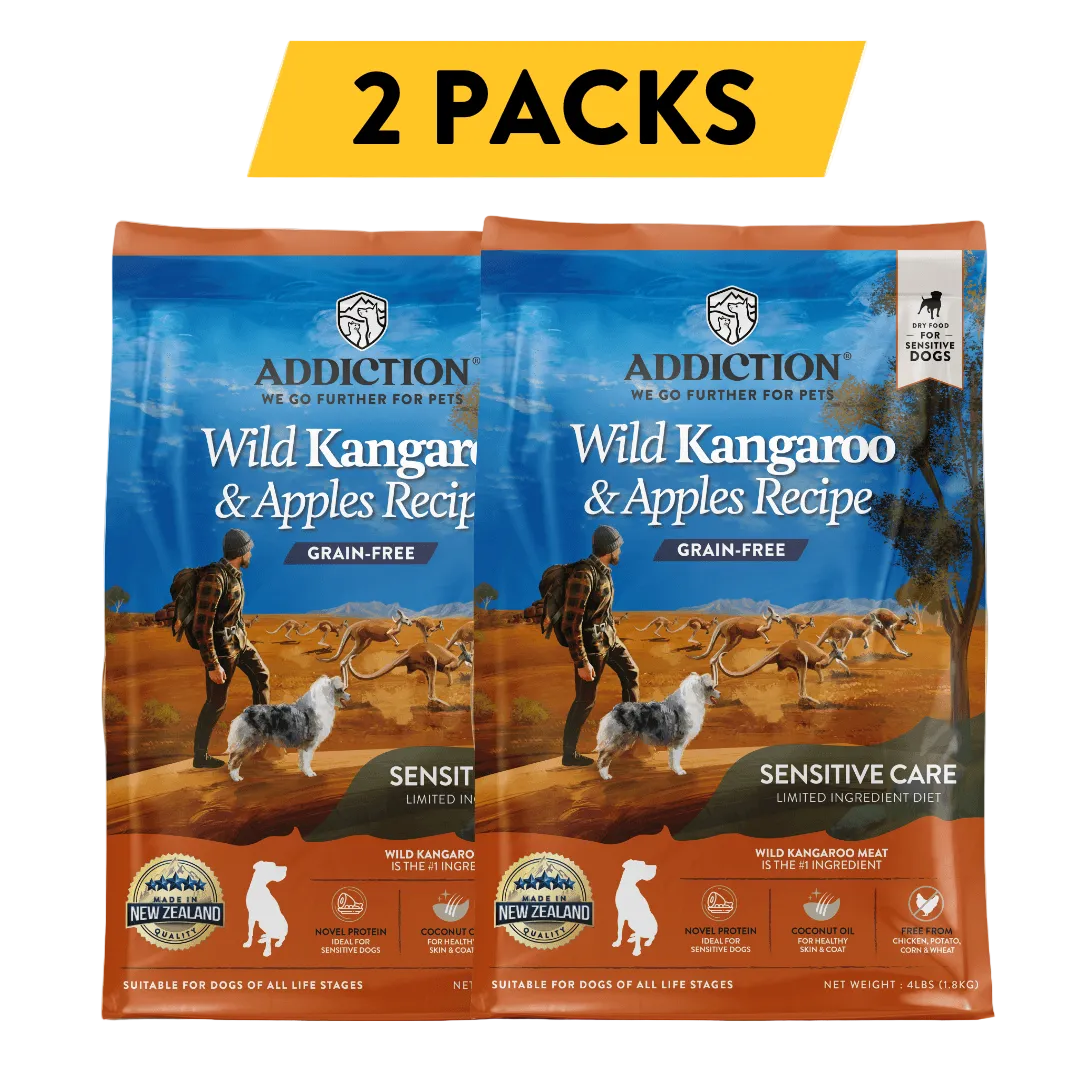 Wild Kangaroo & Apples Recipe Dry Dog Food