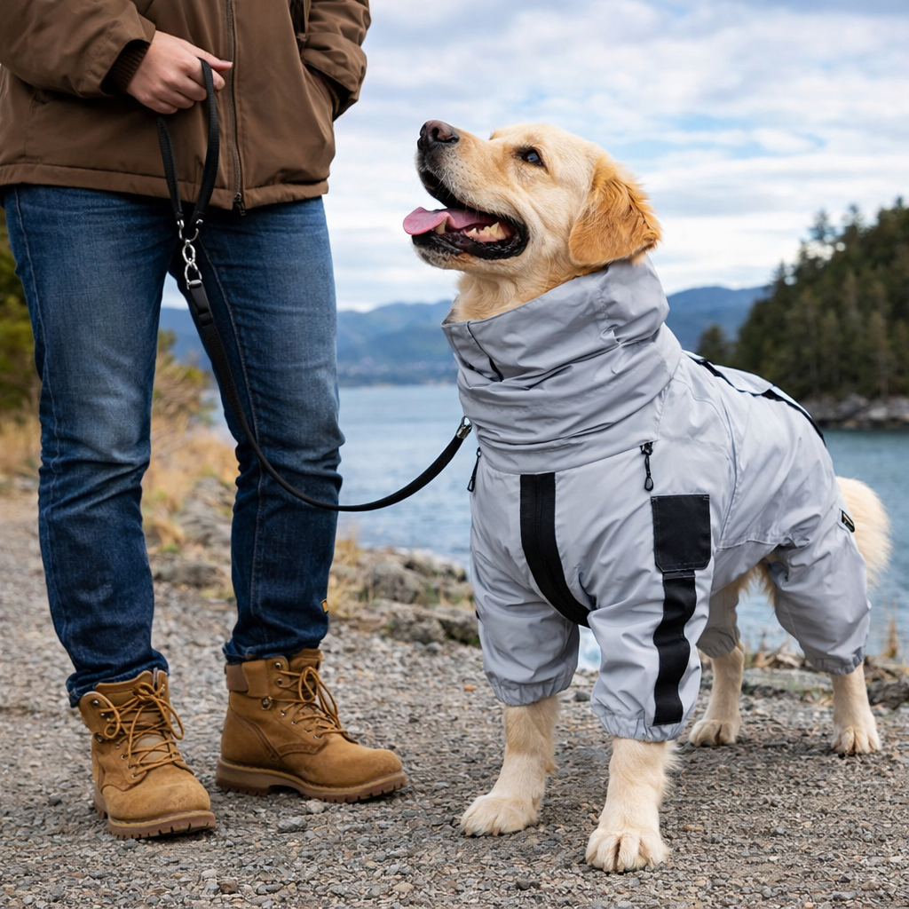 All-Weather Dog Raincoat | Reflective Waterproof Design for Safety and Comfort 7