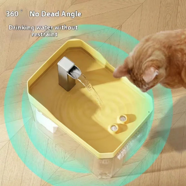 Automatic Cat Water Fountain | 1500ml Large Capacity Rechargeable Pet Water Dispenser
