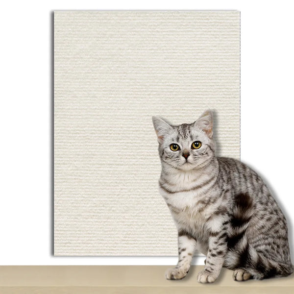 Self-Adhesive Cat Scratch Mat | Furniture Guard Scratcher Board for Cats