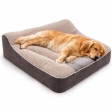 Comfort Haven | Large Orthopedic Dog Bed with Thick Support | Scratch-Resistant & Washable Design for Ultimate Relaxation 0