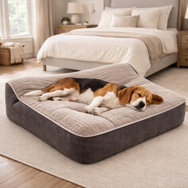 Comfort Haven | Large Orthopedic Dog Bed with Thick Support | Scratch-Resistant & Washable Design for Ultimate Relaxation 2
