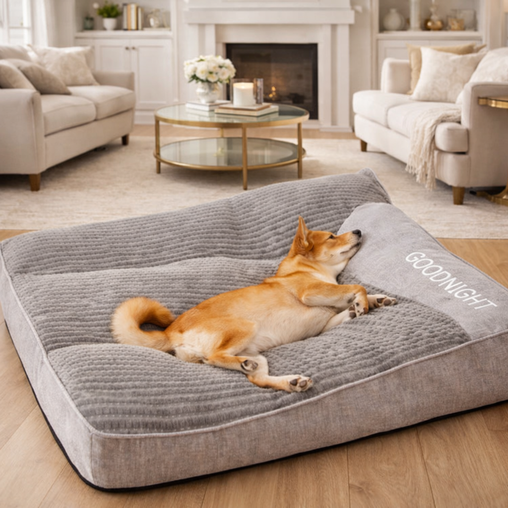Comfort Haven | Large Orthopedic Dog Bed with Thick Support | Scratch-Resistant & Washable Design for Ultimate Relaxation 4