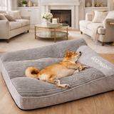 Comfort Haven | Large Orthopedic Dog Bed with Thick Support | Scratch-Resistant & Washable Design for Ultimate Relaxation 4