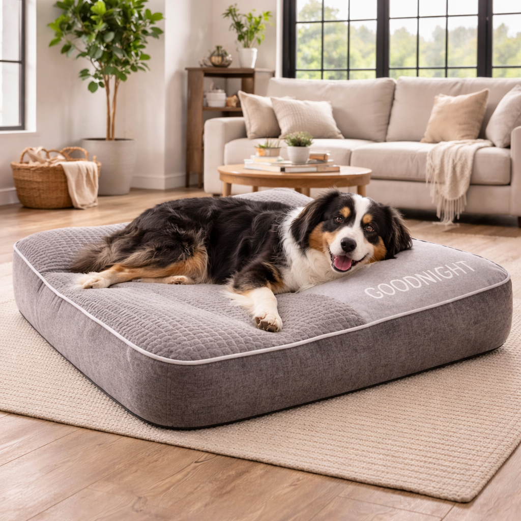 Comfort Haven | Large Orthopedic Dog Bed with Thick Support | Scratch-Resistant & Washable Design for Ultimate Relaxation 6