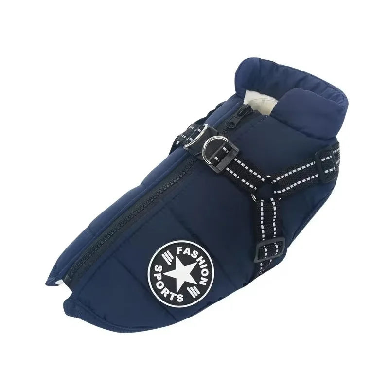 Cozy Canine | Waterproof Dog Jacket with Built-in Harness | Warm Coat for Winter Comfort 7