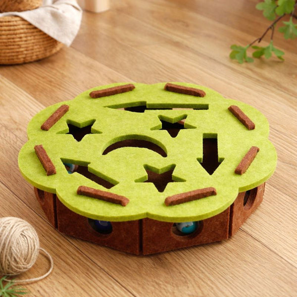 Curious Cat | Interactive Puzzle Toy with Soft Tunnels & Hidden Ball | Engaging Play for Indoor Cats 7