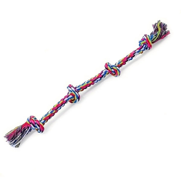 Durable Knot Dog Toy | Indestructible Tug of War Rope Toy for Medium & Large Dogs