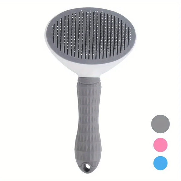 Effortless Grooming | Pet Brush with One-Click Hair Removal | Automatic Slicker Brush for Dogs and Cats 8