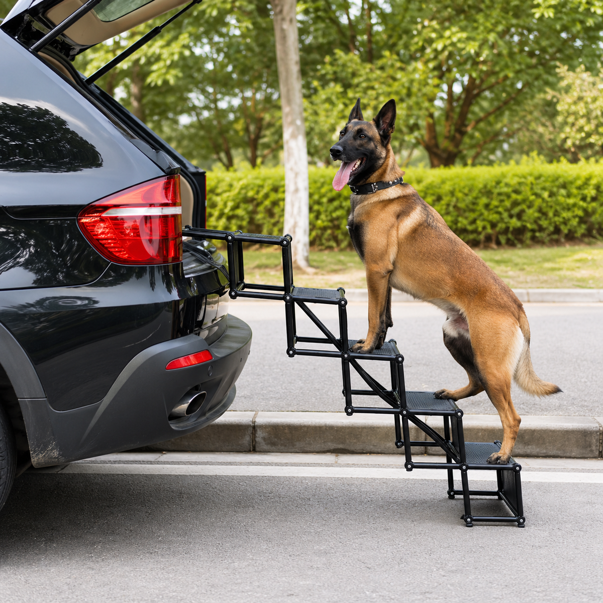 Foldable Dog Steps for Car with Non-Slip Surface | Ideal Portable Pet Steps for Senior Dogs and Small Breeds 5