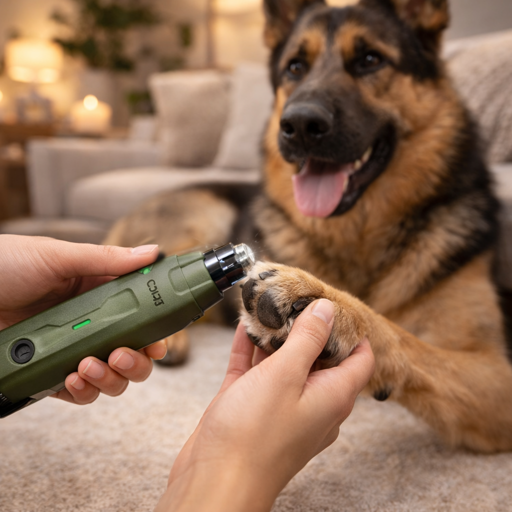 GroomPro | Dog Nail Grinder with 6-Speed Settings & Whisper-Quiet Design | Safe Trimming for All Breeds 3