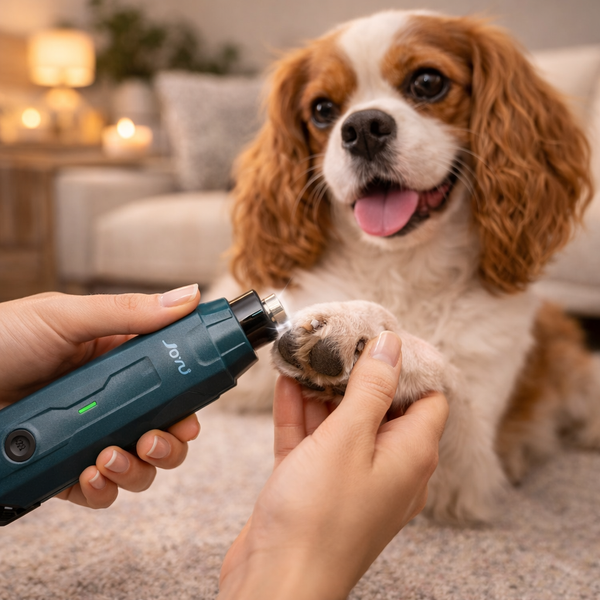 GroomPro | Dog Nail Grinder with 6-Speed Settings & Whisper-Quiet Design | Safe Trimming for All Breeds 4