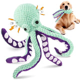 Interactive Plush Dog Toy with Squeaker & Durable Design for Chewing Fun 0