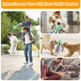 Interactive Plush Dog Toy with Squeaker & Durable Design for Chewing Fun 5