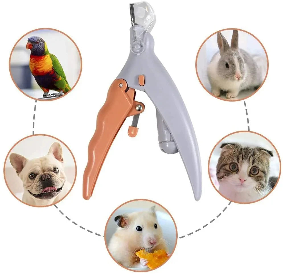 LED Pet Nail Clipper | Illuminated Safe Nail Trimmer for Dogs, Cats & Rabbits