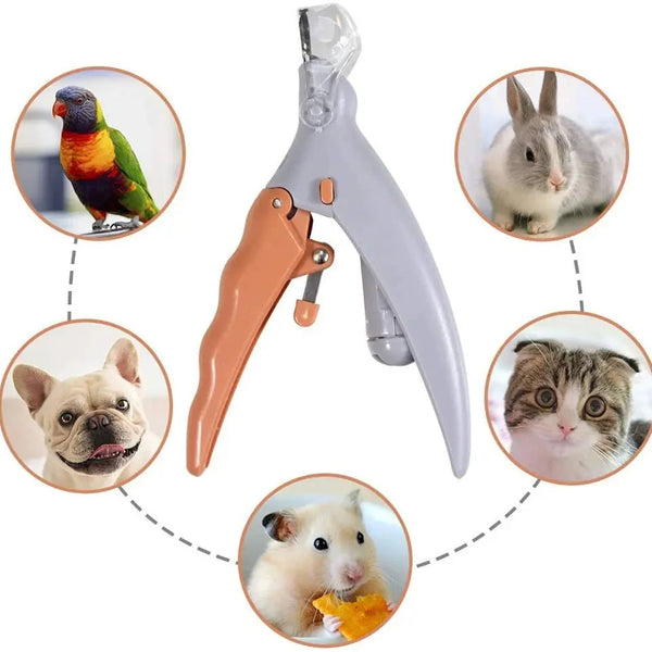 LED Pet Nail Clipper | Illuminated Safe Nail Trimmer for Dogs, Cats & Rabbits