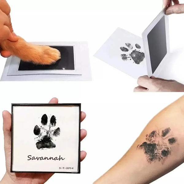 Paw Print Keepsake Kit | Inkless Pet Remembrance Ornament for Lasting Memories 0
