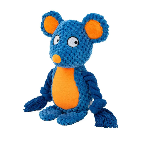 Squeaky Plush Dog Chew Toy | Durable Interactive Rattle Toy for Small & Medium Dogs
