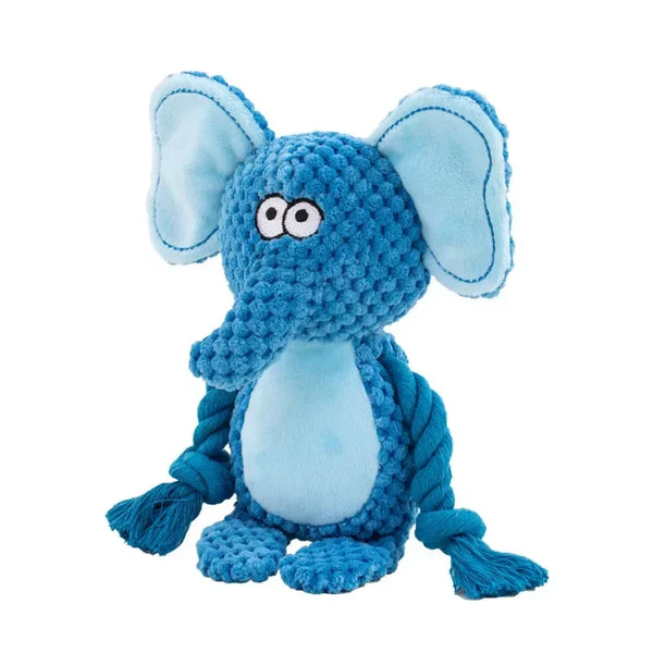 Squeaky Plush Dog Chew Toy | Durable Interactive Rattle Toy for Small & Medium Dogs
