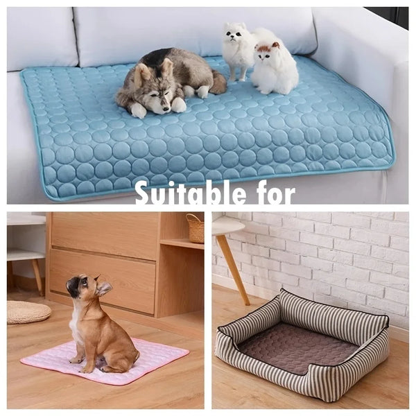 Extra Large Dog Cooling Mat | Self-Cooling Pad for Dogs & Cats in Summer