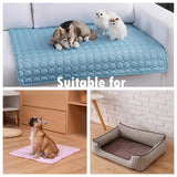 Pet Comfort | Extra Large Dog Cooling Mat with Soft Ice Silk Fabric | Durable Reversible Design for Year-Round Use 2