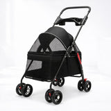Pet Companion | Lightweight Dog & Cat Stroller with Breathable Mesh Panels | Easy Travel Solution for Comfort and Security 10