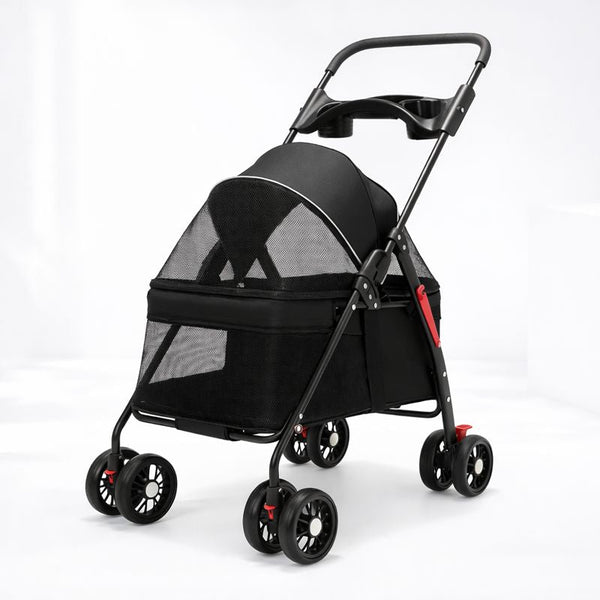 Pet Companion | Lightweight Dog & Cat Stroller with Breathable Mesh Panels | Easy Travel Solution for Comfort and Security 10