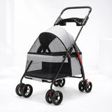Pet Companion | Lightweight Dog & Cat Stroller with Breathable Mesh Panels | Easy Travel Solution for Comfort and Security 8