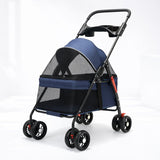 Pet Companion | Lightweight Dog & Cat Stroller with Breathable Mesh Panels | Easy Travel Solution for Comfort and Security 9