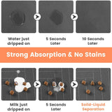 Pet Feeding Mat | Absorbent Waterproof Dog Food Mat with Anti-Slip Backing | Easy Clean Design for Mess-Free Eating Area 1