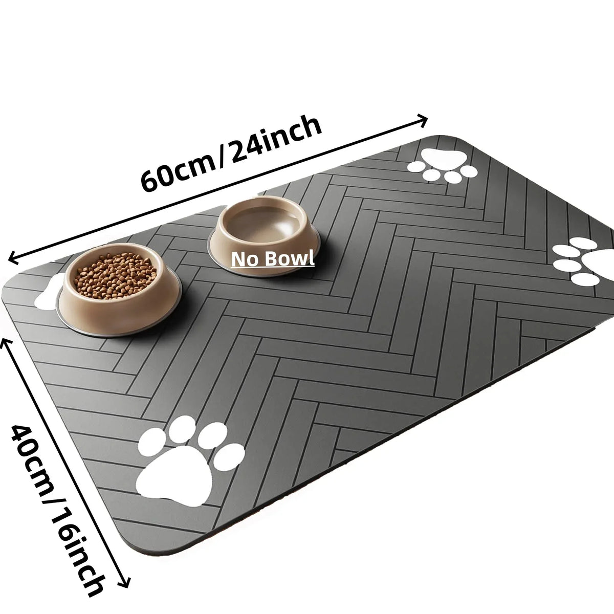 Pet Feeding Mat | Absorbent Waterproof Dog Food Mat with Anti-Slip Backing | Easy Clean Design for Mess-Free Eating Area 14