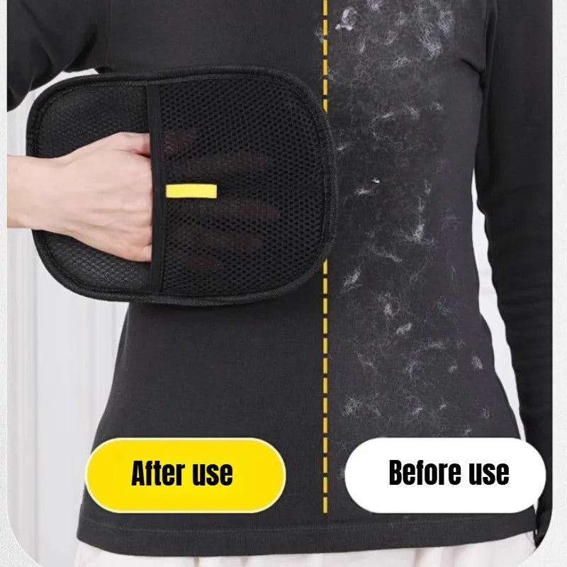 Pet Grooming Gloves | Dog & Cat Grooming Mitt with Anti-Static Design | Effective Hair Removal Tool for Home Cleaning 2