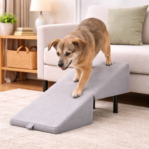 Pet Mobility Solutions | Dog Ramp & Stairs with Non-Slip Surface | Foldable Design for Easy Access to Beds and Cars 2