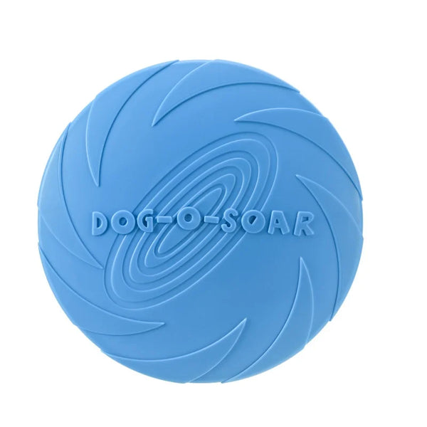 Rubber Flying Disc Dog Toy | Safe Interactive Fetch Toy for Dogs & Cats