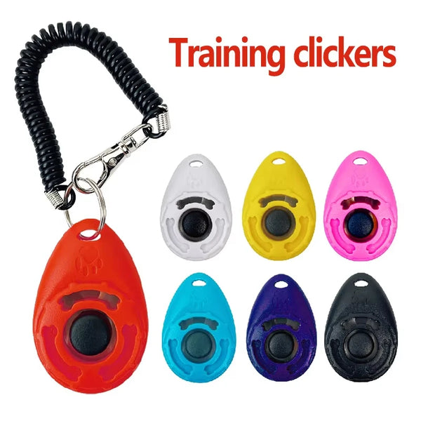 Pet Training Clicker | Adjustable Wrist Strap Clicker for Dog & Cat Training