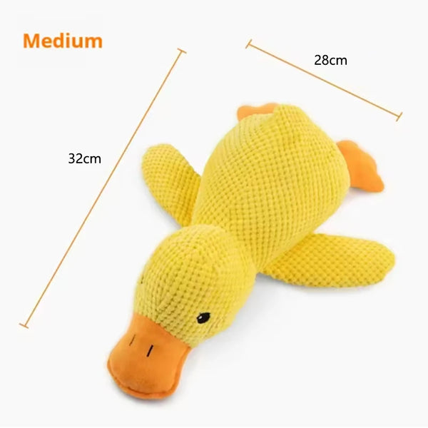 Playful Plush Duck | Bite-Resistant Dog Toy for Large Breeds | Interactive Fun and Dental Care 6