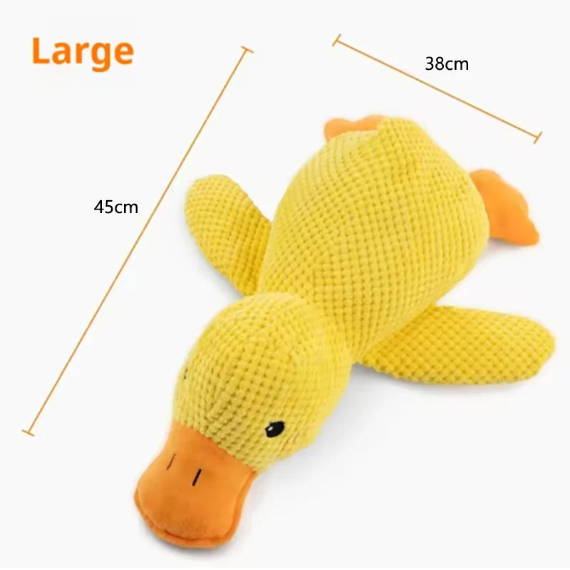Playful Plush Duck | Bite-Resistant Dog Toy for Large Breeds | Interactive Fun and Dental Care 7
