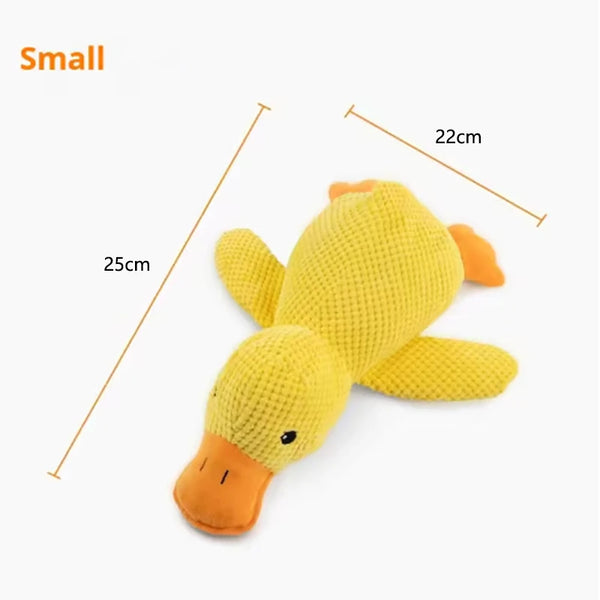Playful Plush Duck | Bite-Resistant Dog Toy for Large Breeds | Interactive Fun and Dental Care 8