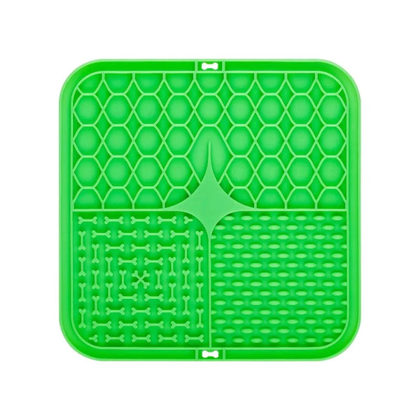 Silicone Slow Feeding Mat for Dogs with Non-Slip Design | Versatile Tool for Stress-Free Bathing and Training