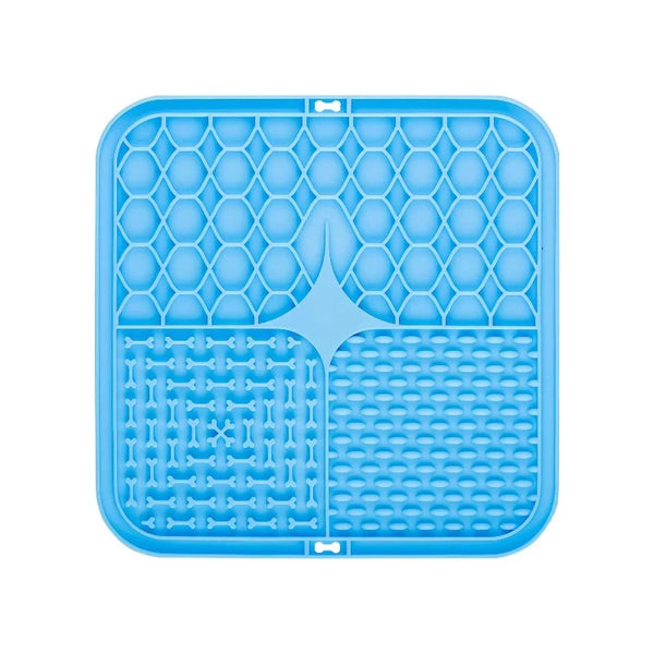 Silicone Slow Feeding Mat for Dogs with Non-Slip Design | Versatile Tool for Stress-Free Bathing and Training