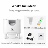 Smart Cat Litter Box | Automatic Self-Cleaning with Odor Control | Open-Top Design for Stress-Free Use 5