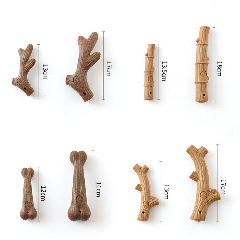 Molar Dog Chew Toy | Food-Grade TPR Teeth Cleaning Bite Toy for Dogs