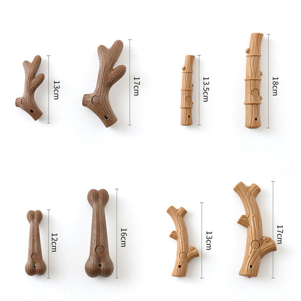 Molar Dog Chew Toy | Food-Grade TPR Teeth Cleaning Bite Toy for Dogs