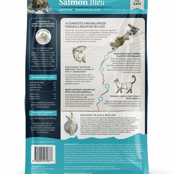 Salmon Bleu Dry Cat Food
