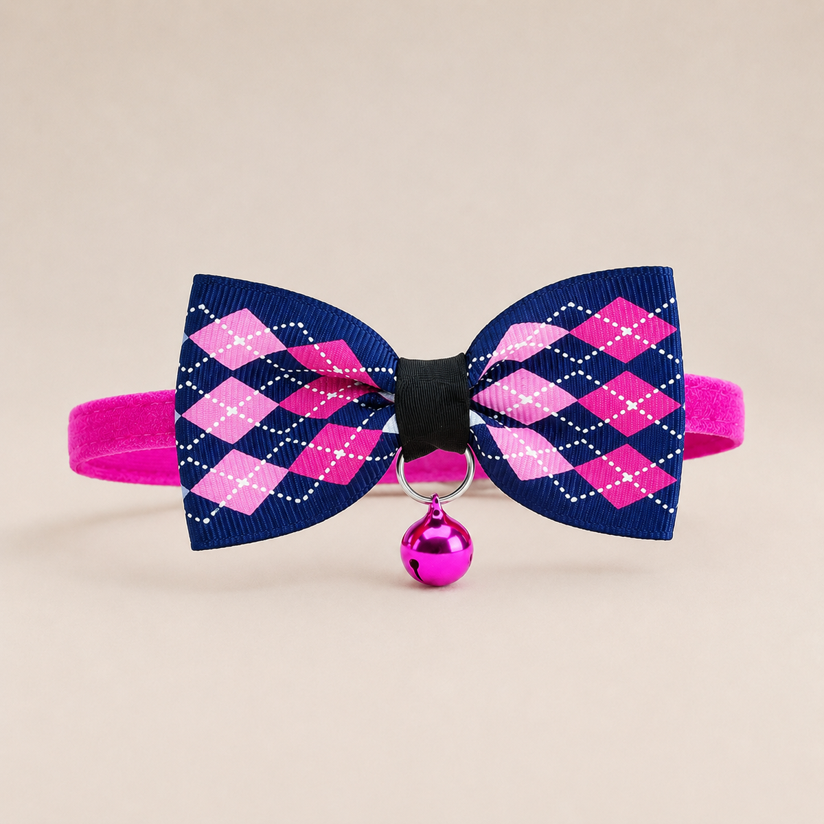 Adjustable Dog & Cat Bow Tie with Bell | Pet Collar Accessory