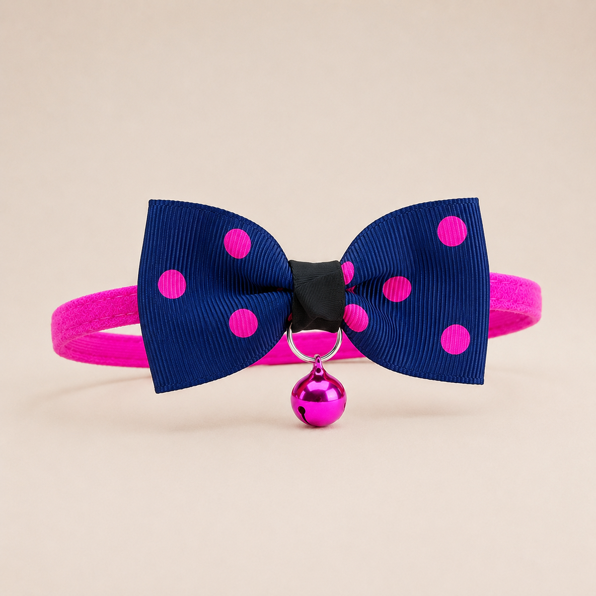 Adjustable Dog & Cat Bow Tie with Bell | Pet Collar Accessory
