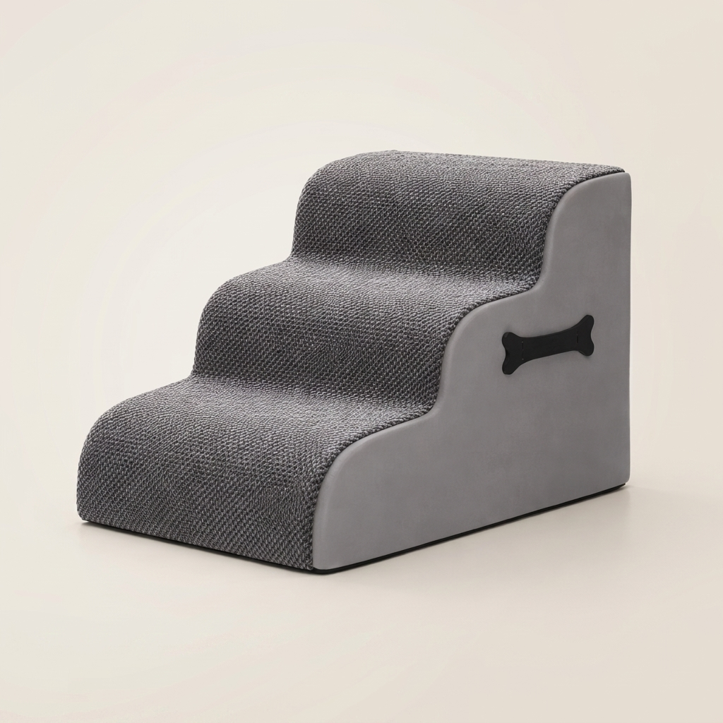 Comfort Steps | Dog Stairs for Bed with Gentle Ramp Design | Non-Slip Pet Steps for Joint Support