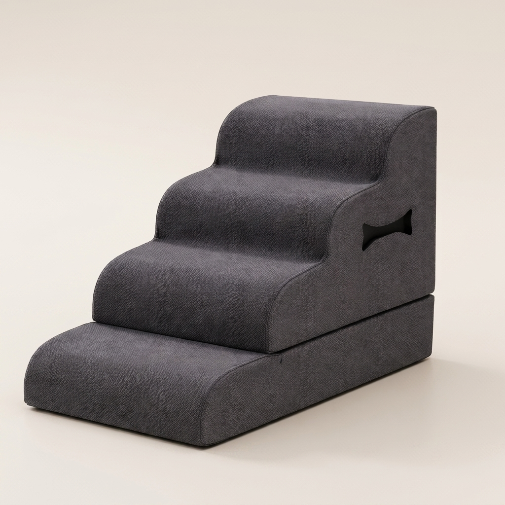 Comfort Steps | Dog Stairs for Bed with Gentle Ramp Design | Non-Slip Pet Steps for Joint Support