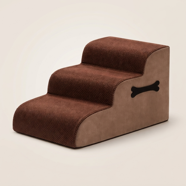 Comfort Steps | Dog Stairs for Bed with Gentle Ramp Design | Non-Slip Pet Steps for Joint Support